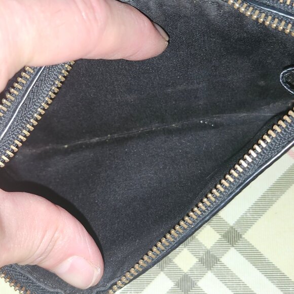 Coach Pebblestone Leather Double Corner Zip Wristlet Wallet - Picture 7 of 8